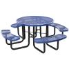 Round Expanded Metal Picnic Table